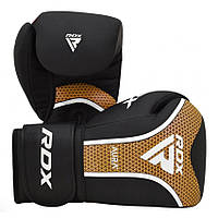 Боксерські рукавички RDX T17 Aura Black Gold 12 ун.