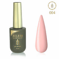 Milano Cosmetic гель-лак LUXURY №004 для нігтів (Абрикосовая иллюзия), 10 мл
