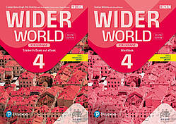 Підручник + робочий зошит Wider World 2nd edition Ukraine 4 Student Book + workbook