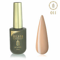 Milano Cosmetic гель-лак LUXURY №011 для нігтів (Жареный миндаль), 10 мл