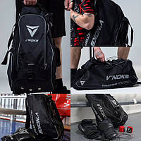 Сумка рюкзак трансформер спортивна чорна V`Noks PRO оригінальна для тренувань боксу фітнесу футболу