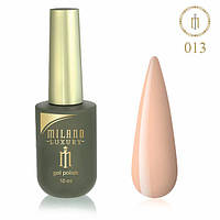 Milano Cosmetic гель-лак LUXURY №013 для нігтів (Абрикосовое пралине), 10 мл