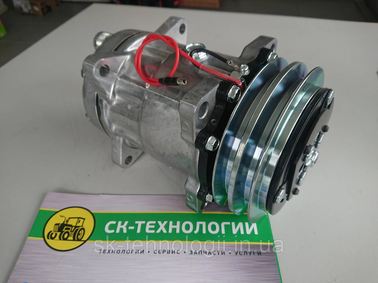 Компресор кондиціонера в складі (з шківом) Camtet