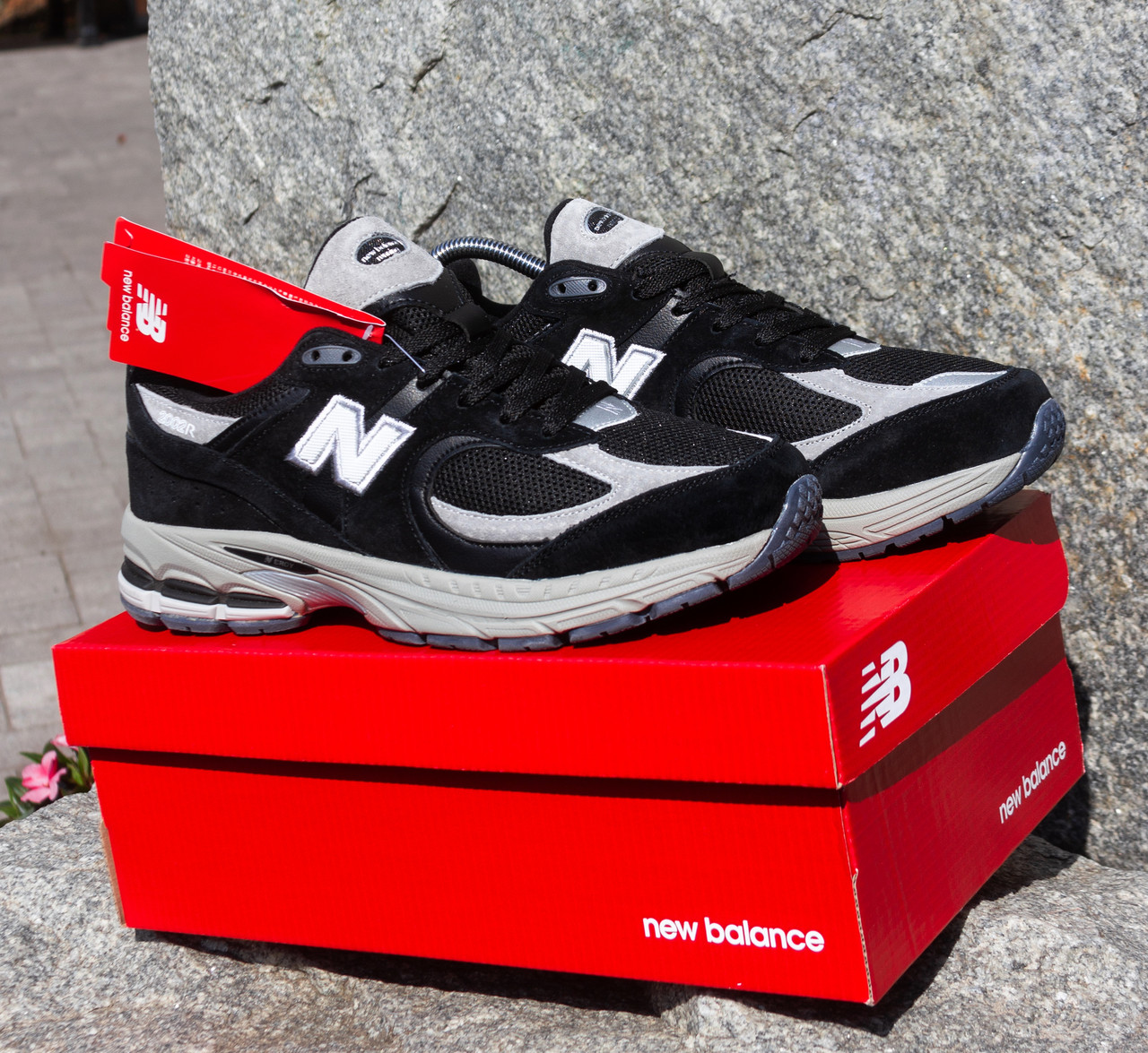 РОЗПРОДАЖ+безкоштовна доставка Чоловічі Кросівки New Balance 2002R чорні (46 29 см), фото 1