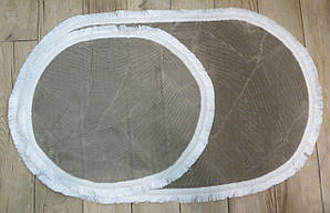 Набір килимків для ванної кімнати, 2 шт, Carpet One Туреччина