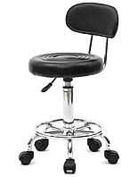 Стілець для майстра манікюру без спинки шоколад