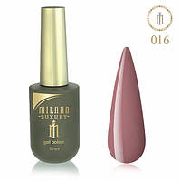 Milano Cosmetic гель-лак LUXURY №016 для нігтів, 10 мл