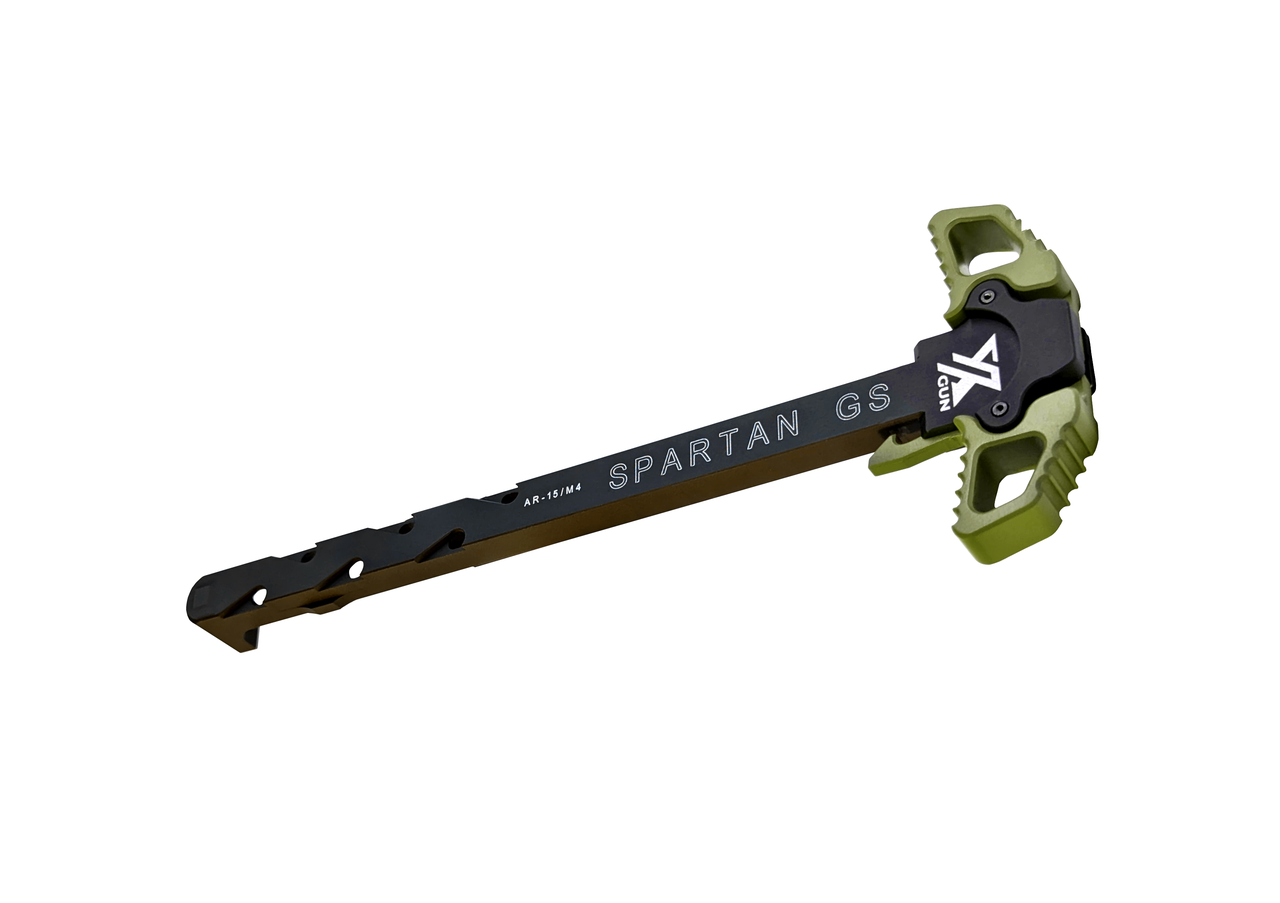 Рукоятка зведення Xgun Spartan GS двостороння AR15, olive, фото 1