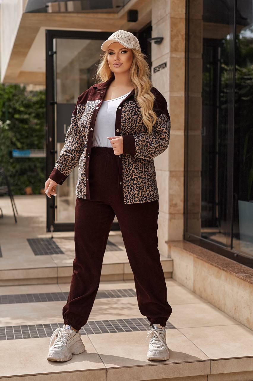 Костюм для пишних дам "Мікровельвет", фото 1