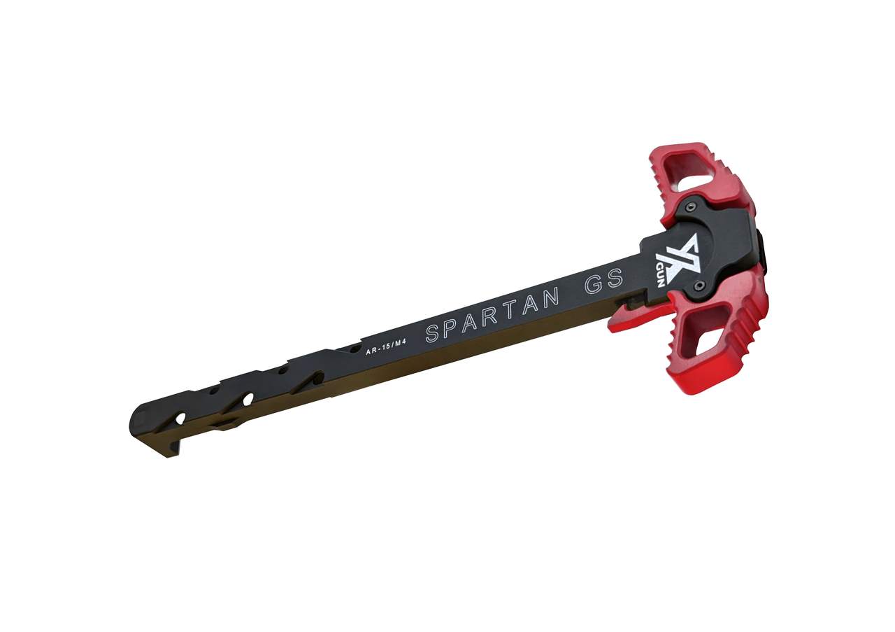 Рукоятка зведення Xgun Spartan GS двостороння AR15, red