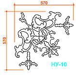 Набірний кут 10 (570х570 мм), фото 6
