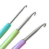 Набір гачків з пластмасовою ручкою (8 шт) № 2,5-6, фото 2