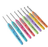 Набір гачків з пластмасовою ручкою (8 шт) № 2,5-6, фото 3