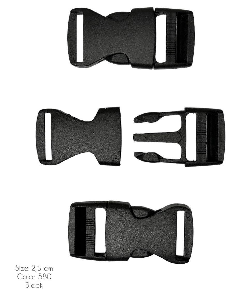 Пряжка Фастекс пластик 25мм