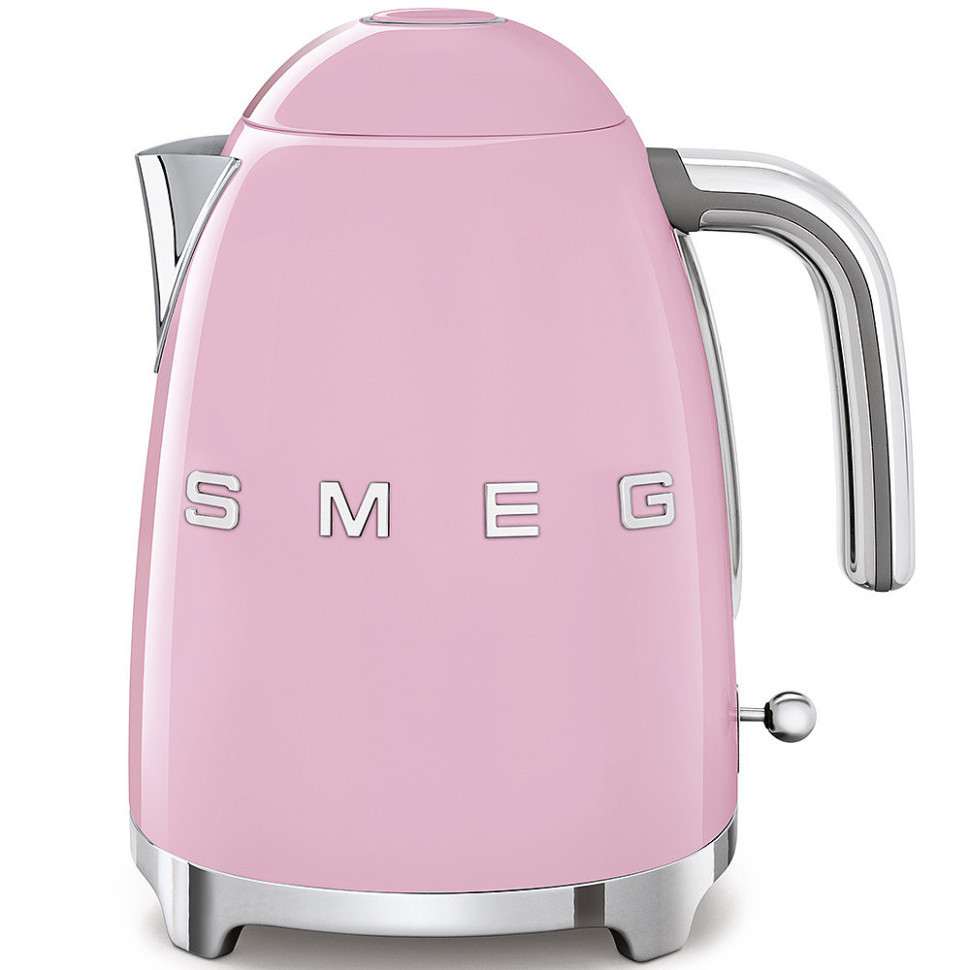 Електричний чайник Smeg, в ретро стилі, Рожевий, 1.7 л