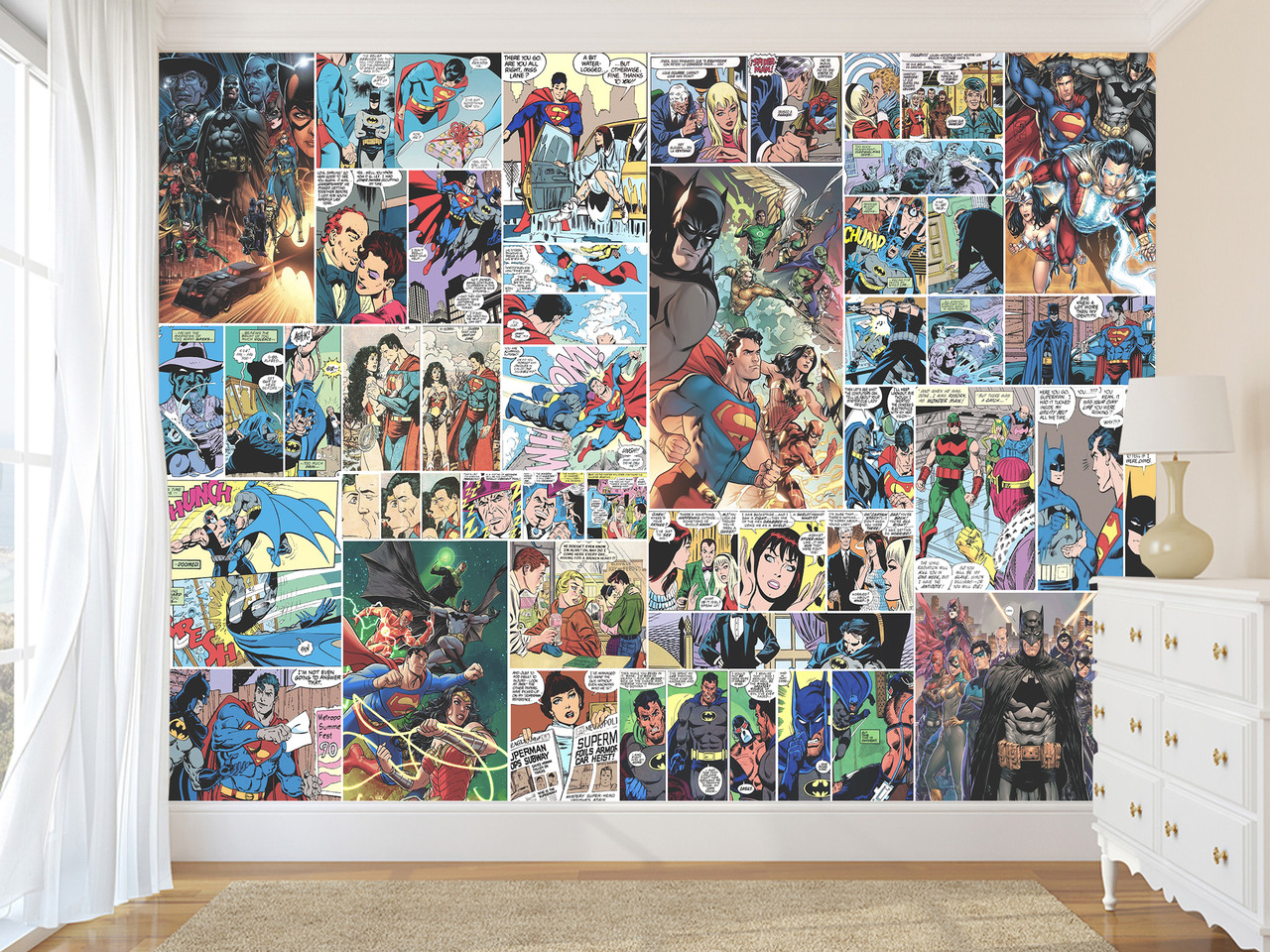 Самоклеюча плівка Oracal "Комікси", декор для спальні, вітальні, дитячої кімнати, фото 1