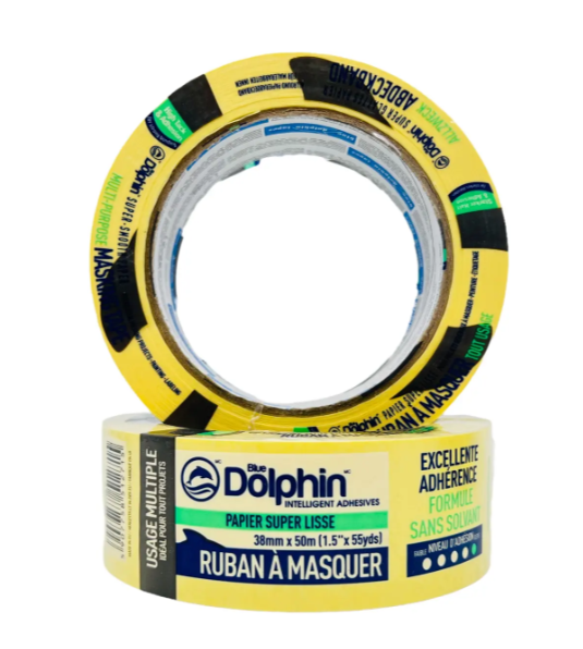 Малярська стрічка (скотч) BLUE DOLPHIN 48мх50м (20709)