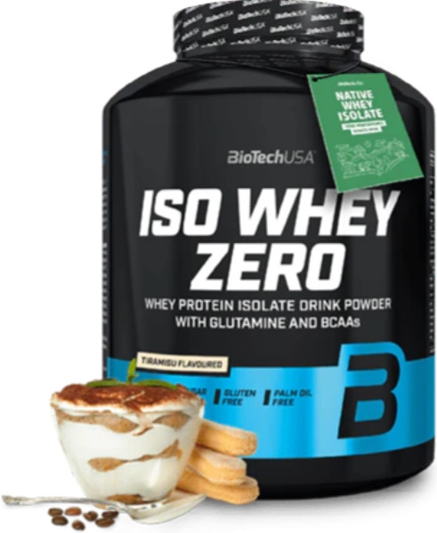 Сиворотковий протеїн  BioTech Iso Whey Zero 2,27 кг тірамісу