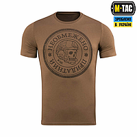 Футболка в кольорі койот - "НЕОБМЕЖЕНО ПРИДАТНИЙ"