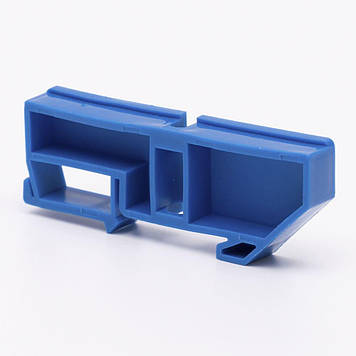 Ізолятор для кріплення шини на Din-рейку (синій)