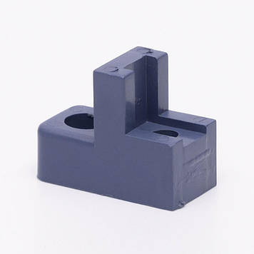 Ізолятор для кріплення шини кутовий квадратний (синій)