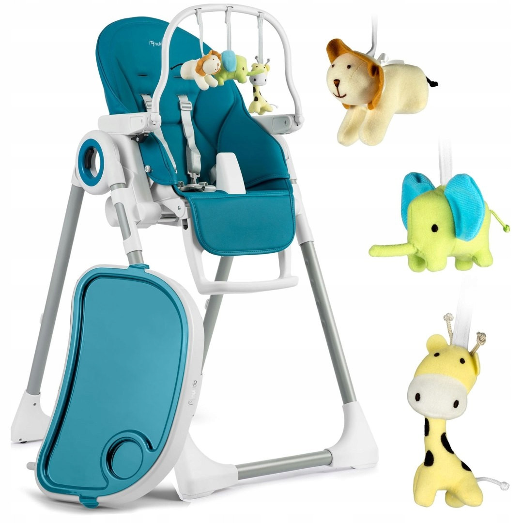 Дитячий стільчик для годування Nukido Belo + іграшки