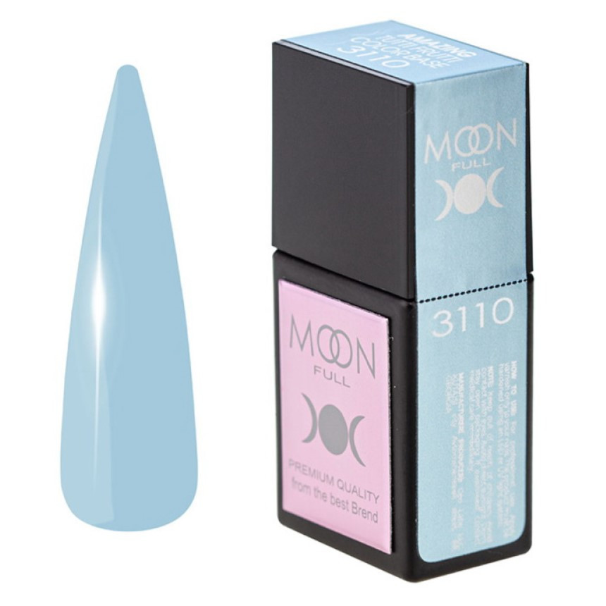База Moon Amazing Tutti Frutti Color Base №3110, 12 мл, голубой