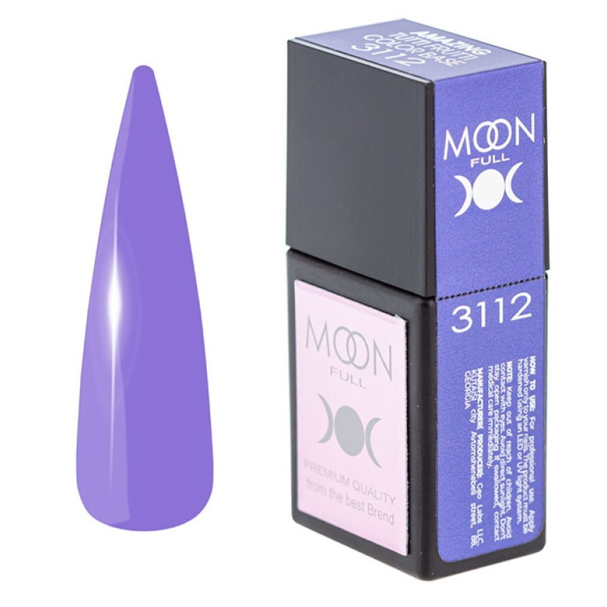База Moon Amazing Tutti Frutti Color Base №3112, 12 мл, синий