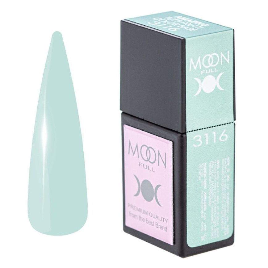 База Moon Amazing Tutti Frutti Color Base №3116, 12 мл, светло-голубой