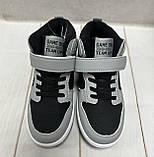 Високі дитячі хайтопи для хлопчика  BBT сірi 35 21.7 см, фото 5