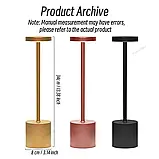 Світлодіодні бездротові нічні світильники настільні лампи, що перезаряджаються., фото 3