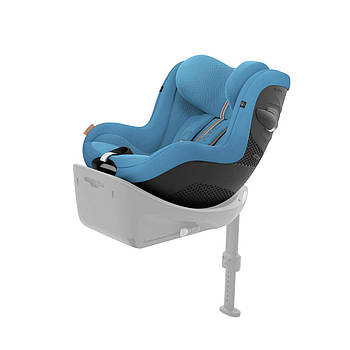 Автокрісло Cybex (група 0+-1, обертання 360, ISOFIX) Sirona G i-Size Plus Beach Blue Блакитний