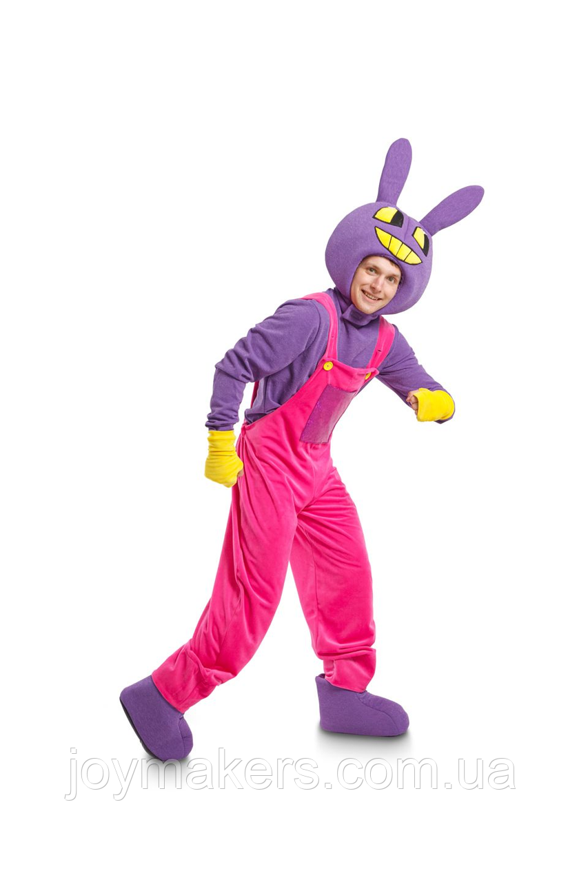 Заєць "Джейкс" із цифрового цирку карнавальний костюм для аніматора р 48-50, фото 1