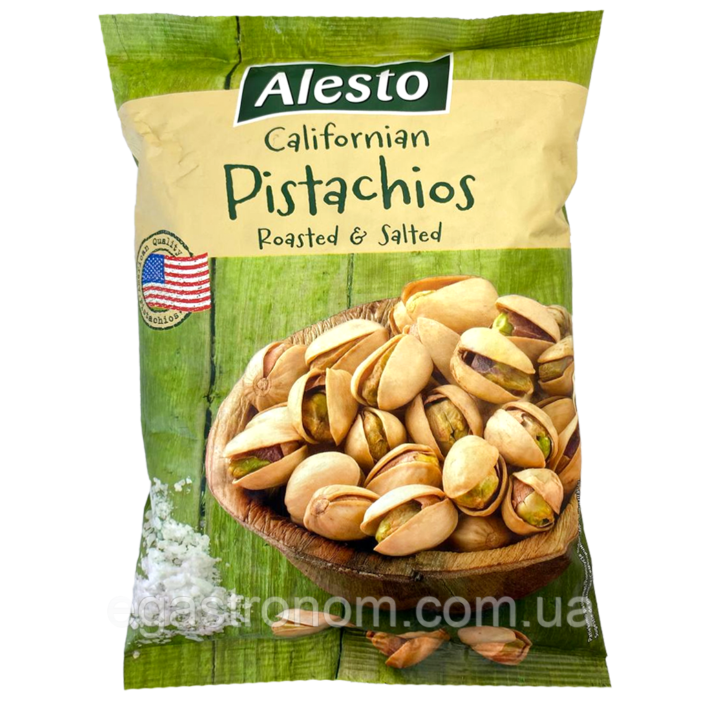 Фісташки солені Алесто Alesto 500g 15шт/ящ (Код: 00-00001467)