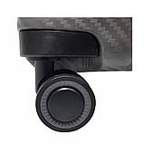 Набір валіз Франція (L M S-3шт) поліпропілен сіра/Airtex 242, фото 9