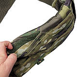 Тактичний широкий анатомічний пояс. РПС. Бойовий пояс, М із системою молле. П800., фото 5