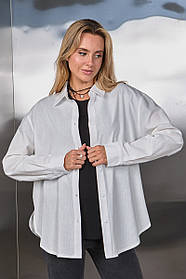 Святкова сорочка для вагітних та годуючих мам з бавовни Keala S Юла мама Молочний