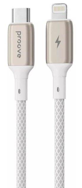 Кабель Proove Dense Metal Type-C to Lightning 27W (1m) White (CCDM27002102)