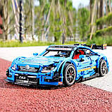 Конструктор спортивна машина Mercedes-Benz AMG G63 з дистанційним керуванням на 1989 деталей, синя, фото 4