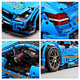 Конструктор спортивна машина Mercedes-Benz AMG G63 з дистанційним керуванням на 1989 деталей, синя, фото 7