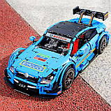 Конструктор спортивна машина Mercedes-Benz AMG G63 з дистанційним керуванням на 1989 деталей, синя, фото 2