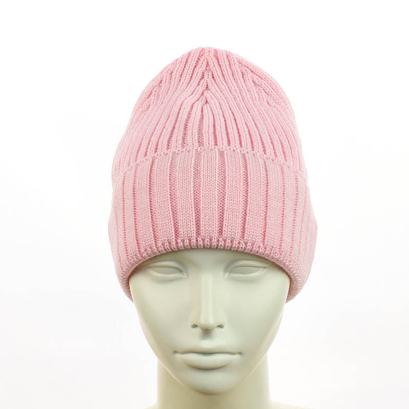 Зимняя шапка-біні "Катрін" рожевий, фото 1