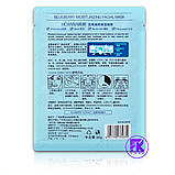 Маска для обличчя Hchana Moisturizing Facial Mask Blueberry з чорницею тканинна, фото 3