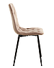 Стілець N-41 велюр капучино / ніжки чорні TM Vetro Mebel, фото 7
