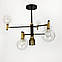Люстра на 6 ріжків з плафонами, що обертаються, в двох кольорах 88071, фото 2