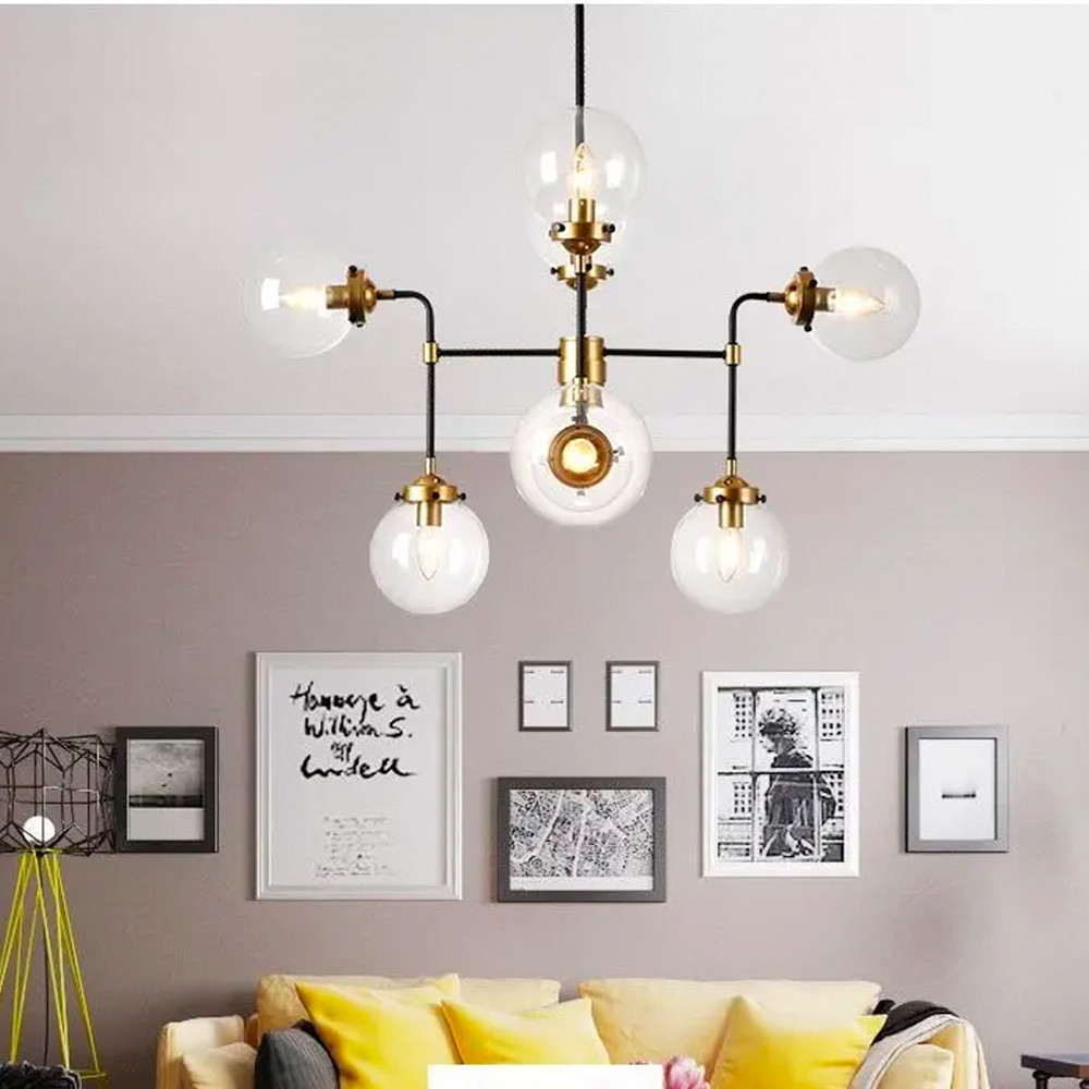 Люстра Loft на 8 плафонів MJ 79/8, фото 1