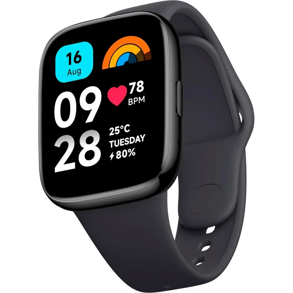 Смарт-годинник Xiaomi Redmi Watch 3 Active Black (BHR7266GL) Фітнес браслет Фітнес трекер