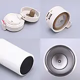 Термокружка з нержавіючої сталі для гарячих напоїв, 500 мл Caka coffee cup. Біла, фото 10