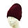 Зимняя шапка-біні "Катрін" бордовий, фото 2