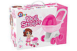 Дитячий візок ТехноК 8256 для ляльки – легкий, стильний, 46×48×29 см, фото 5